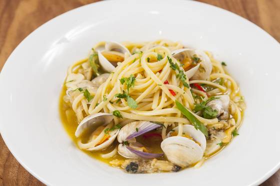 봉골레 파스타(1만8000원)