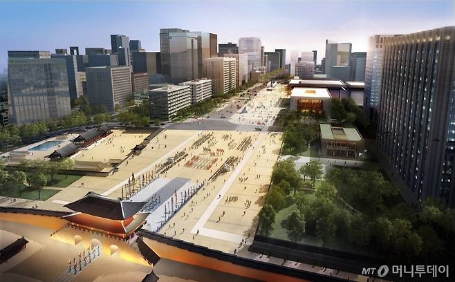 새로운 광화문광장 조감도. /사진제공=서울시