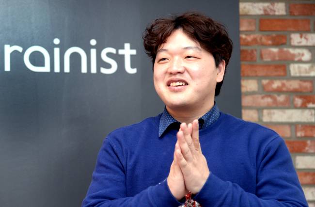 Kim Tae-hoon, co-founder and chief executive of Rainist (Park Hyun-koo/The Korea Herald)