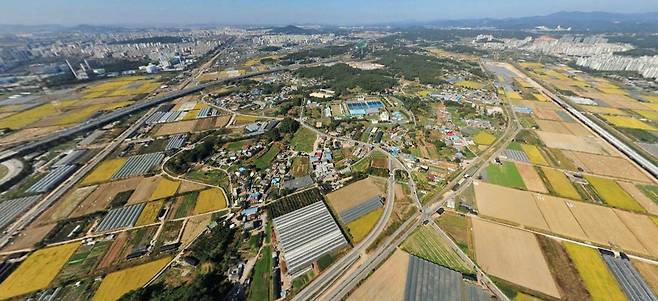 고양시 덕양구 대곡역 일대의 모습.(네이버지도 항공사진 캡쳐)© News1