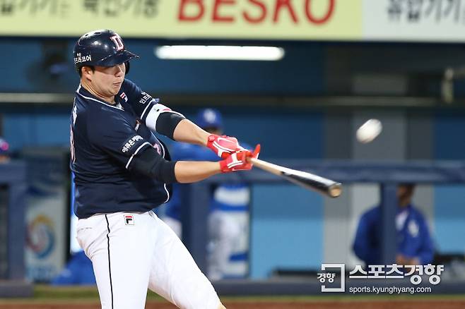 두산 김민혁. 두산 베어스 제공