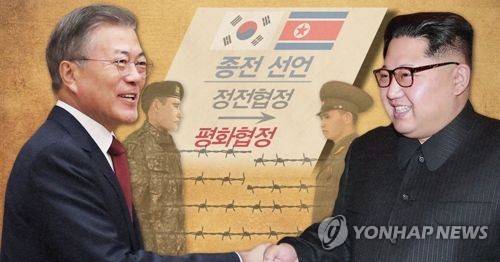 남북정상회담, 정전협정→평화협정 전환 (PG) [제작 최자윤] 사진합성, 일러스트