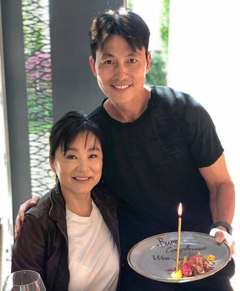 임청하, 정우성. 사진|정우성 SNS