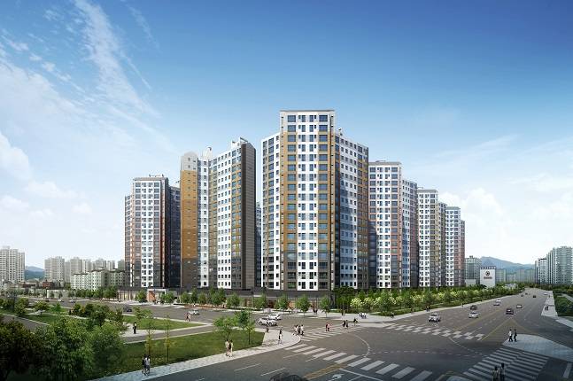 ‘경주 두산위브 트레지움’ 투시도.ⓒ두산중공업