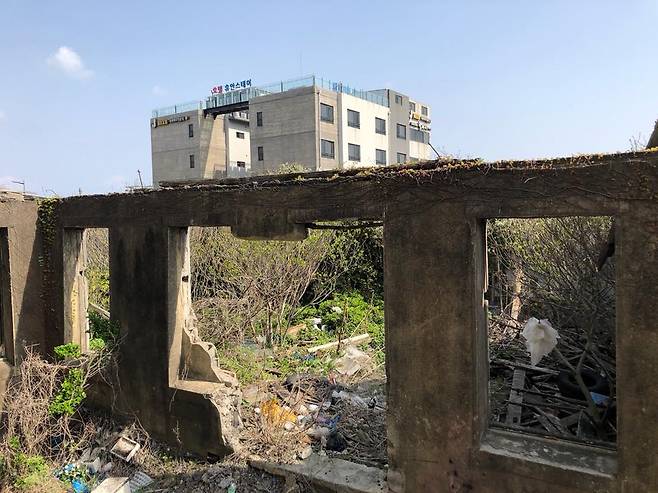 제주 4.3사건 당시 서청 특별중대가 주둔한 옛 성산동국민학교 터 ⓒ녹색연합