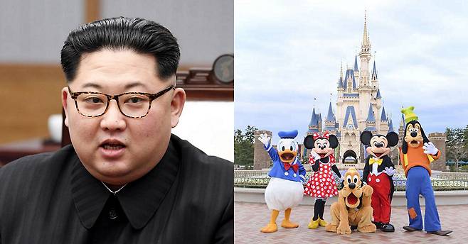 김정은 북한 국무위원장. [사진 공동취재단, 도쿄 디즈니랜드]