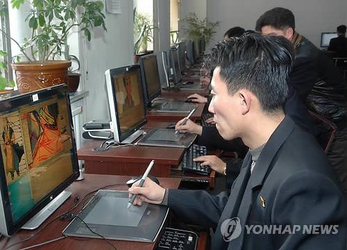 북한 4.26 만화영화 촬영소 [연합뉴스 사진자료]