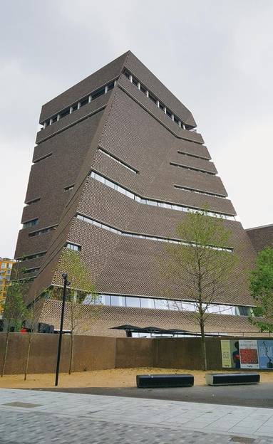 테이트 모던 신관의 정면/고영애 제공