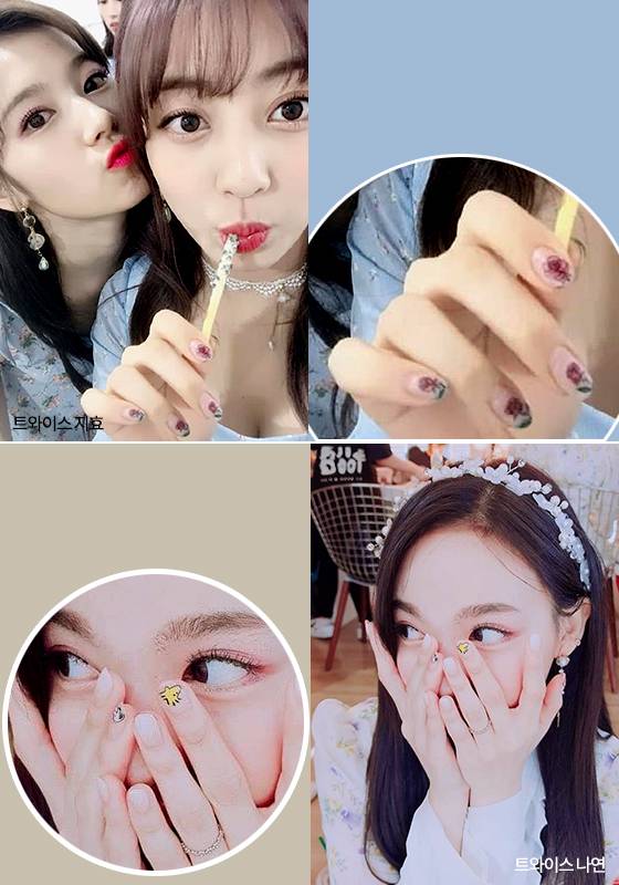트와이스 사나와 지효, 나연/사진=트와이스 공식 인스타그램