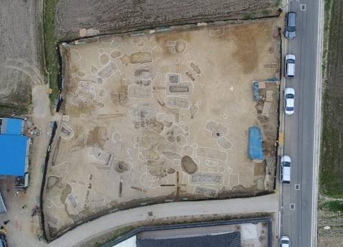 경주 탑동 조사 지역 전경. [한국문화재재단 제공]