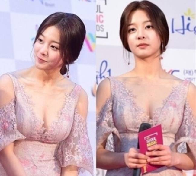 설인아. 사진=온라인 커뮤니티