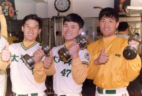 염경엽 단장의 태평양 시절(왼쪽 첫번째) 스포츠서울 DB