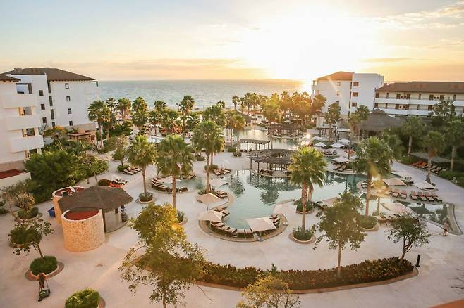 성인 전용으로 우정여행, 커플여행, 신혼여행으로 많이 찾는 리조트인 칸쿤 시크릿 플라야 무헤레스. (사진=스테이앤모어 제공)