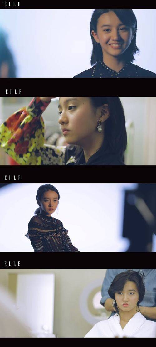 기무라 타쿠야 둘째 딸 미즈키 / 사진=엘르 재팬 영상 캡처