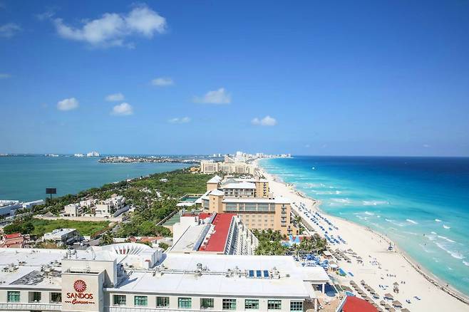 신혼여행객들이 많이 찾는 올인클루시브 호텔인 칸쿤 시크릿더바인. (사진=스테이앤모어 제공)