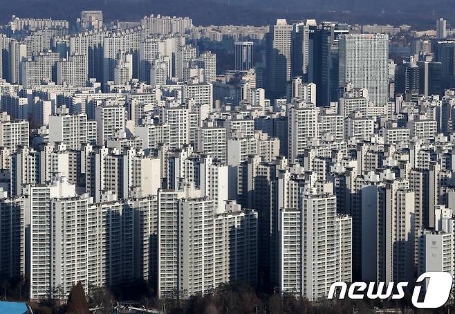 서울의 한 아파트단지의 모습(자료사진. 기사 내용과 무관함) © News1 구윤성 기자