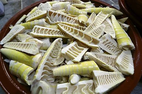 무침 요리용 죽순