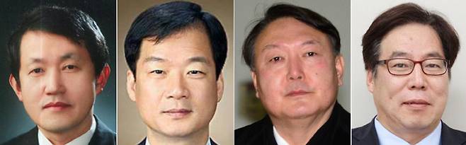 박정식, 박균택, 윤석열, 윤대진(사진 왼쪽부터)