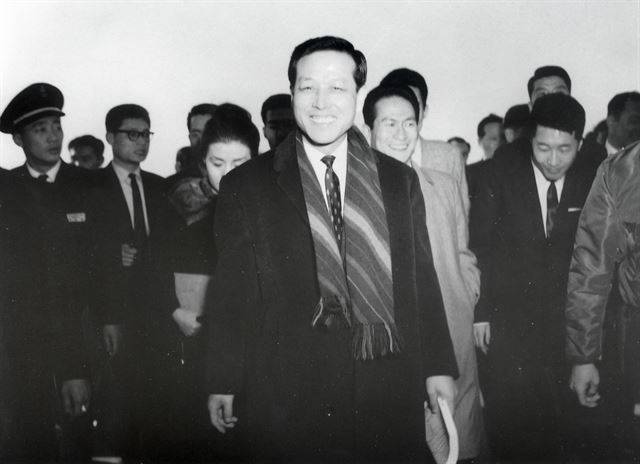 김종필 전 국무총리가 23일 오전 8시 15분 별세했다. 향년 92세. 사진은 1962년 전권대사 자격으로 한일협정에 나선 당시 김종필 중앙정보부장. 연합뉴스