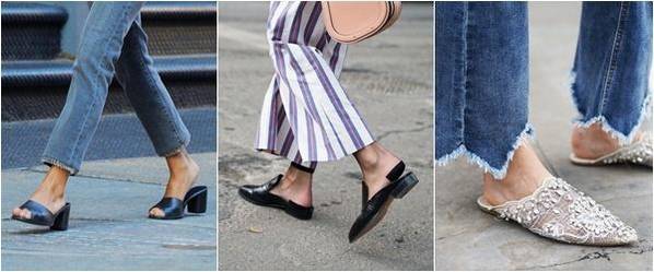 슬리퍼의 인기는 구두의 유행에도 영향을 미쳤다. 뮬, 블로퍼 바부슈 등 뒤축이 없는 구두가 대세다./핀터레스트