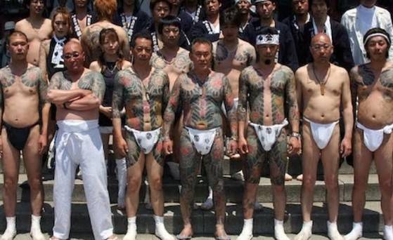 야쿠자. [영국 텔레그래프 캡처]