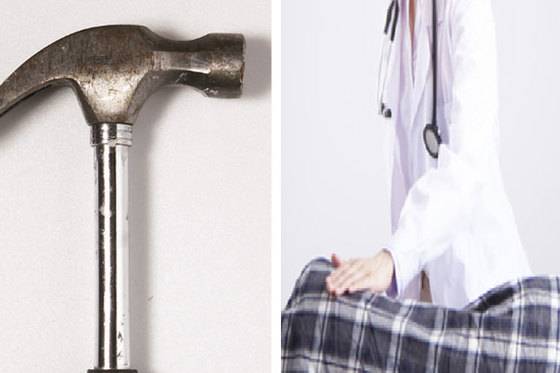 망치와 의료인 자료사진. 사진은 기사와 관계 없음. [중앙포토]