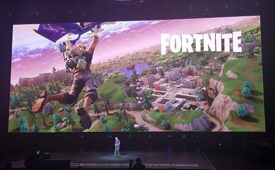 갤럭시노트9을 통해 포트나이트 게임이 지원된다.(사진=지디넷코리아)