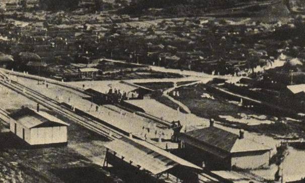 경인선이 오가던 경성정거장(서울역)의 1901년 모습. 경부선 개통 이후엔 서대문정거장으로 불렸다. 경향신문 자료사진