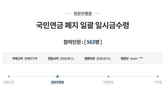 청와대 국민청원 홈페이지 화면 갈무리. © News1