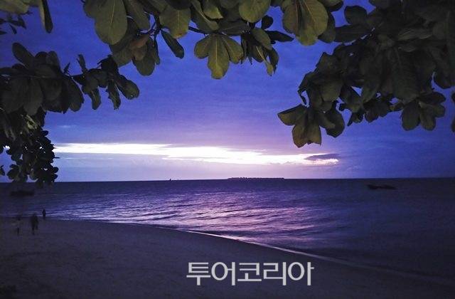 ▲ 해질무렵 능귀해변