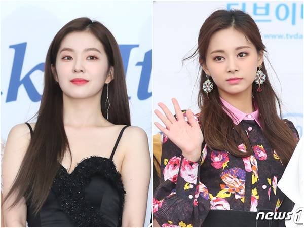 ‘2018 소리바다 어워즈’ 레드벨벳 아이린-트와이스 쯔위  - 뉴스1