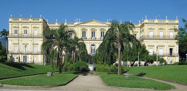 브라질 리우데자네이루 국립박물관 전경[위키티피아]