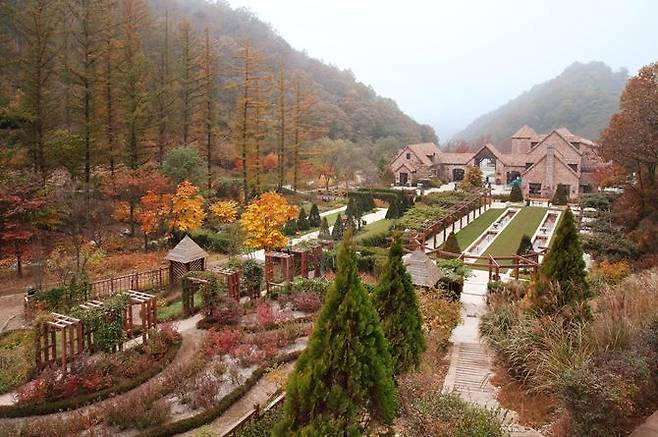 ·제이드가든 수목원 가을 전경/사진=한화호텔앤리조트