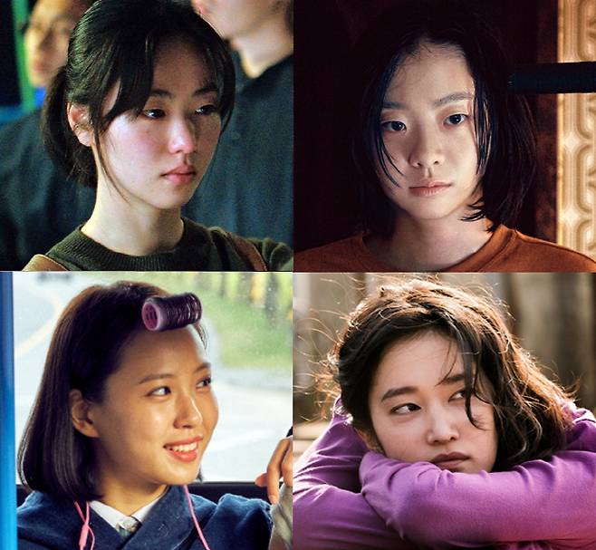 전여빈, 김다미, 전종서, 고민시(왼쪽 위부터 시계방향)