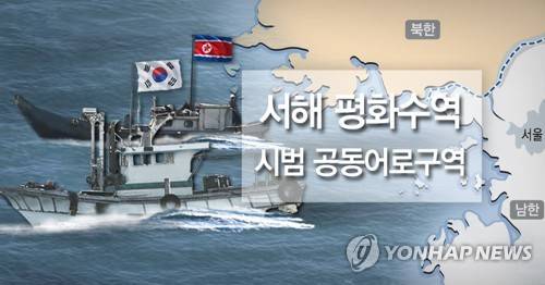 남북, 서해 평화수역 시범 공동어로구역 설정 합의(PG) [이태호 제작] 사진합성·일러스트 * 사진 UPI