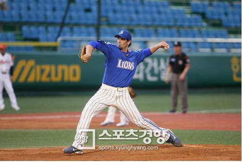 2007년 삼성에서 뛰었던 브라이언 매존 | 경향DB