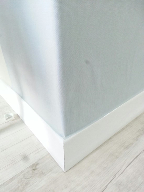 코너몰딩을 하지 않은 상태