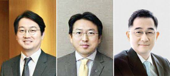 (왼쪽부터) 강태욱 한국투자증권 여의도영업부 PB부동산팀장, 최성호 신한은행 부동산투자자문센터 팀장, 박승안 우리은행 투체어스강남센터장