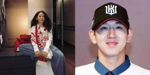 6일 터진 열애설로 주요 포털사이트 실시간 검색어 순위에 이름을 올린 래퍼 트루디(본명 김진솔·왼쪽 사진)와 프로야구 선수 이대은.