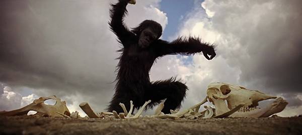 1968년에 개봉한 영화 <2001:스페이스 오디세이>의 한 장면.