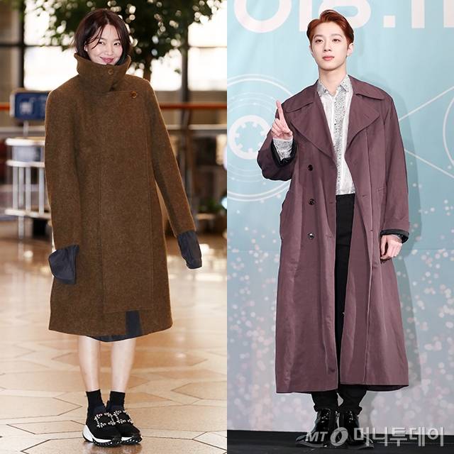 배우 신민아(왼쪽)와 그룹 워너원 라이관린 /사진=머니투데이DB