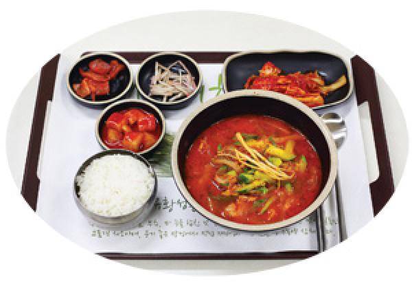 [월간산]삼채애호박찌개.