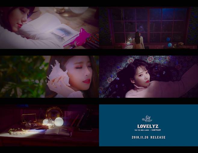 ▲ 러블리즈가 '생츄어리' 뮤직비디오 티저를 공개했다. 제공|울림엔터테인먼트