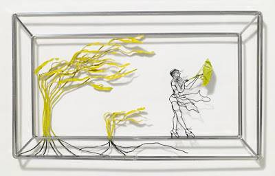 박기웅 작가의 금속 소재로 만든 작품