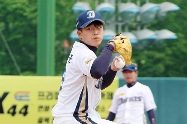 퓨처스리그 고양 홈 경기에 등판한 김재균 ⓒNC다이노스