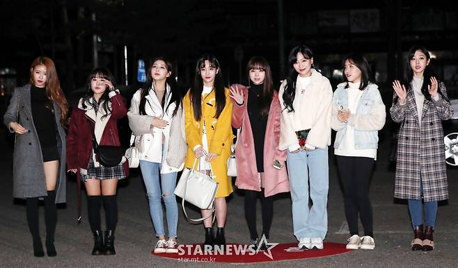 [★포토]러블리즈, '뮤직뱅크 출근 완료'