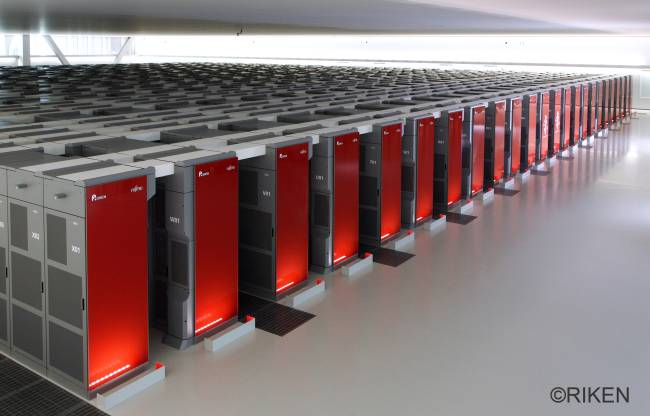 일본 고베 이화학연구소 계산과학센터가 운용중인 ‘K(京) 컴퓨터’ [제공=일본 이화학연구소(RIKEN) 계산과학센터]