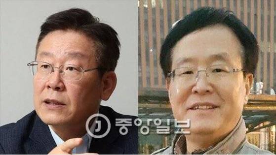 이재명 경기지사(사진 왼쪽)는 친형인 이재선씨(2017년 사망)의 정신병원 강제입원 시도 의혹 등과 관련해 직원남용 혐의를 받고 있다. [중앙포토]