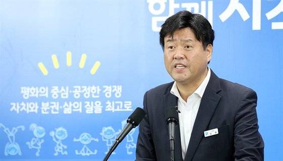 김용 경기도 대변인. [중앙포토]