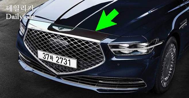 라디에이터 그릴 상부에 크롬을 적용한다면?